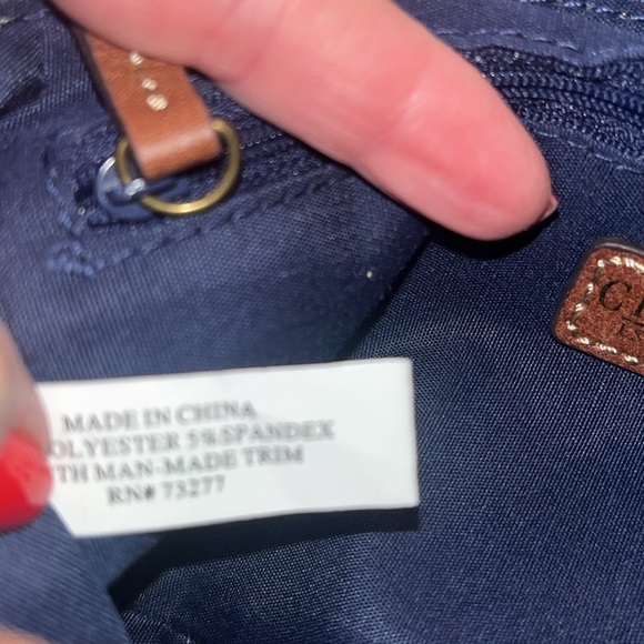 Chaps clutch/ crossbody bag with Aztec / western print style - preowned - Picture 9 of 12